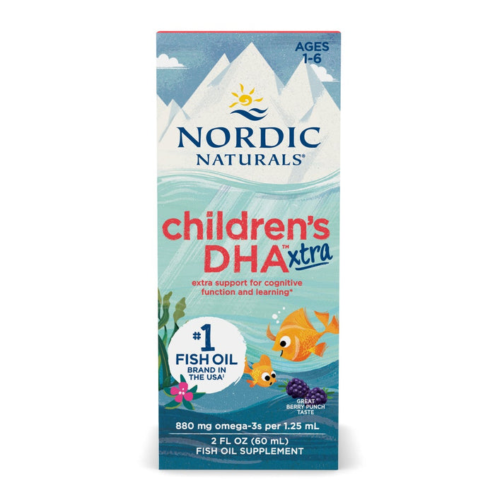 Nordic Naturals Children's DHA Xtra Fish Oil, 880mg Berry Punch 60ml