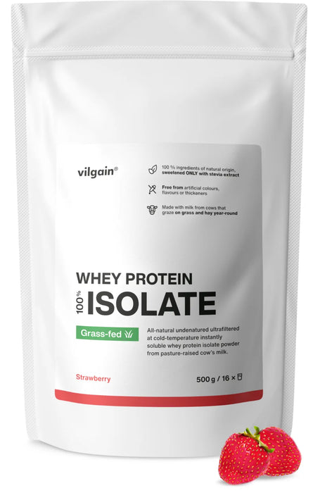 Vilgain Grass-fed Whey Protein Isolate 500g