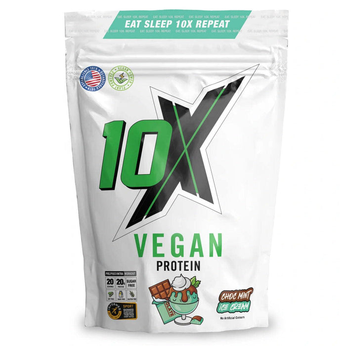 10X Athletic Vegan Protein - 540g / Chocolate Mint - Vegan Protein Powder
