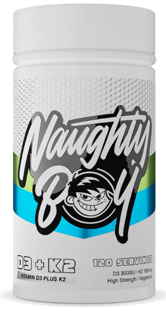 NaughtyBoy Vitamin D3 + K2 120 Caps - Default Title - Vitamin D at MySupplementShop by NaughtyBoy