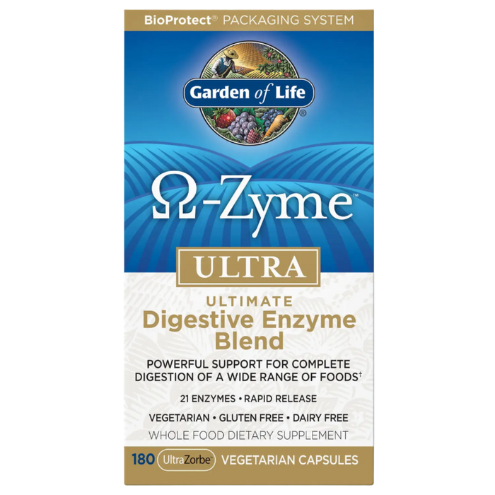 Garden of Life Omega Zyme Ultra - 180 vcaps