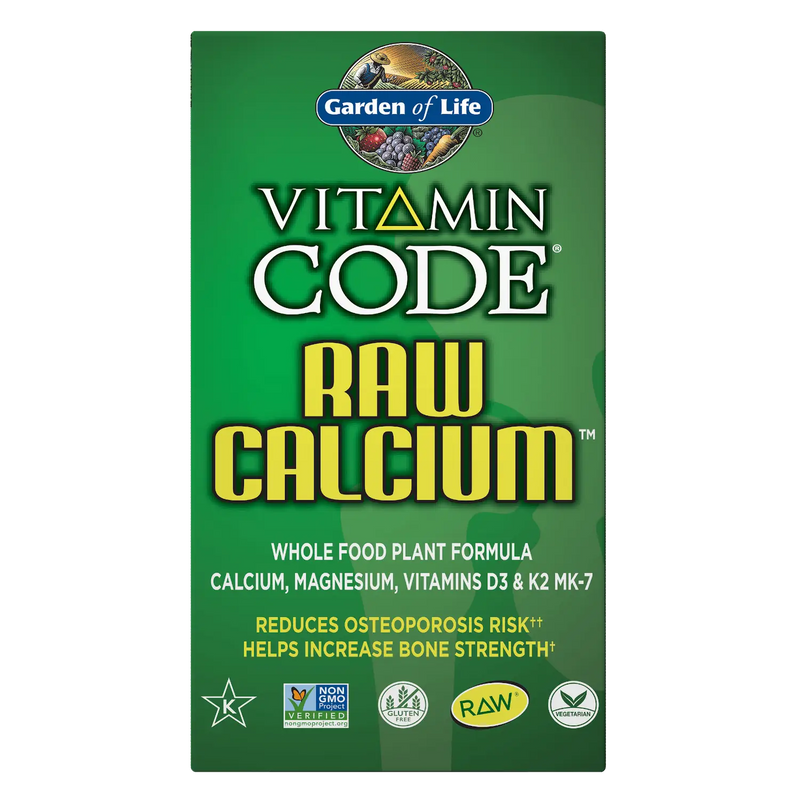 Garden of Life Vitamin Code Raw Calcium - 120 vcaps - Vitamins & Minerals at MySupplementShop by Garden of Life