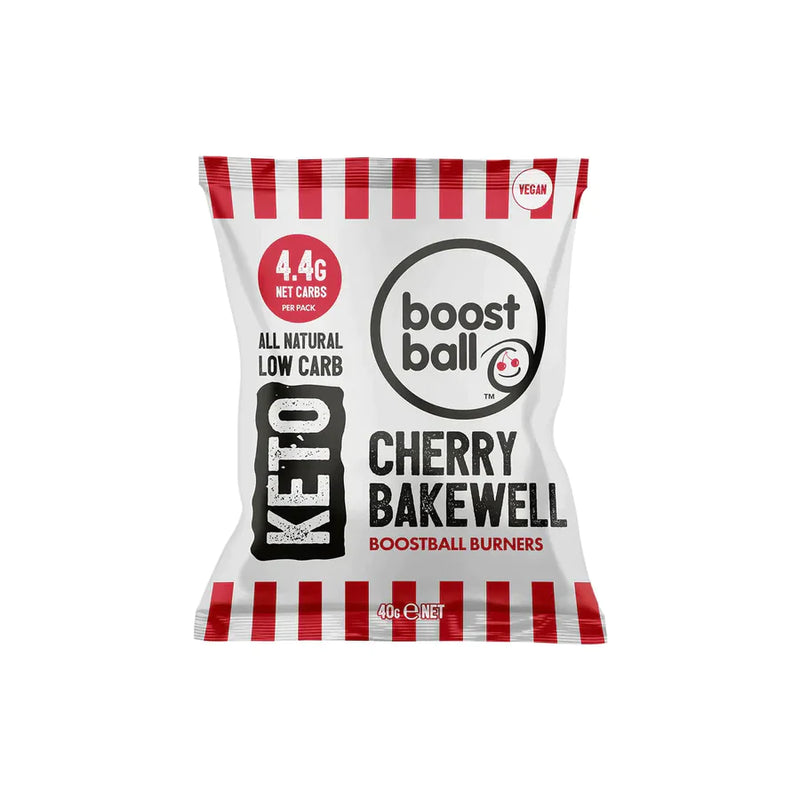 Keto Cherry Bakewell Bites Boostball Burners 40g at MySupplementShop.co.uk