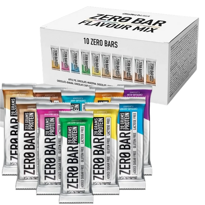 BioTechUSA Zero Bar Flavour Mix - 10 x 50g