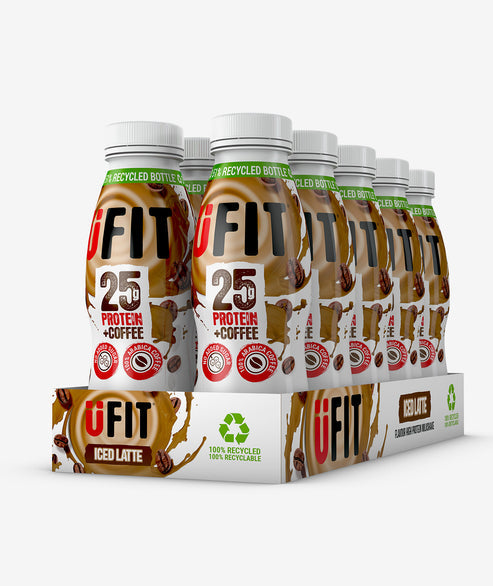 UFIT Protein RTD 10x330ml - Iced Latte - Protein Drink at MySupplementShop by UFIT Protein