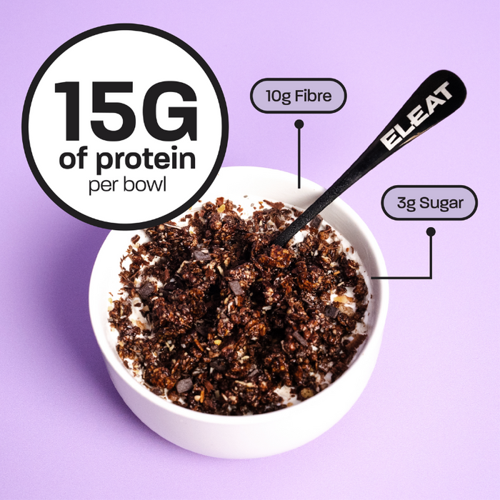 Eleat High Protein Granola – 15g Protein, Low Sugar, High Fibre Breakfast