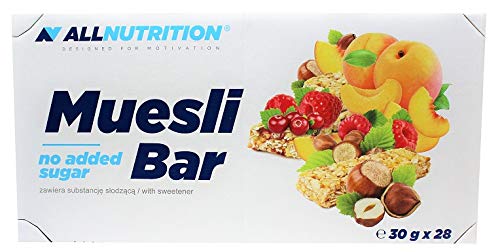 Allnutrition Muesli Bar, Apricot - 28 bars | High-Quality Combination Multivitamins & Minerals | MySupplementShop.co.uk