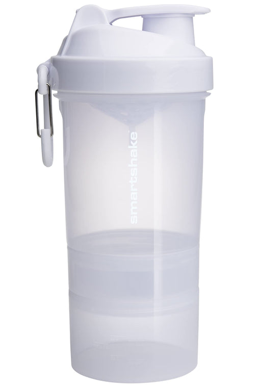 Smartshake O2Go 600ml Pure White | High-Quality Supplement Shakers | MySupplementShop.co.uk