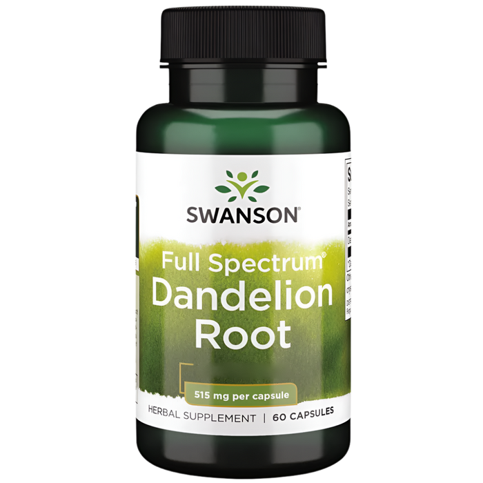 Swanson Dandelion Root, 515mg - 60 caps