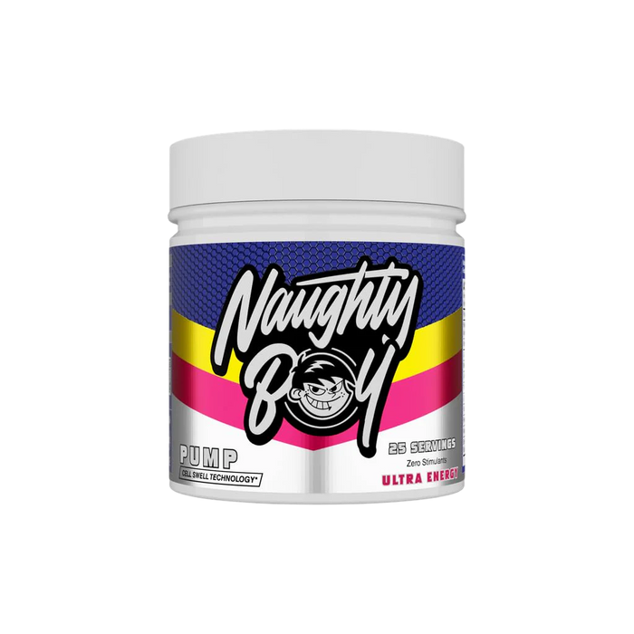 NaughtyBoy® PUMP Stim Free Pre Workout - 25 Servings