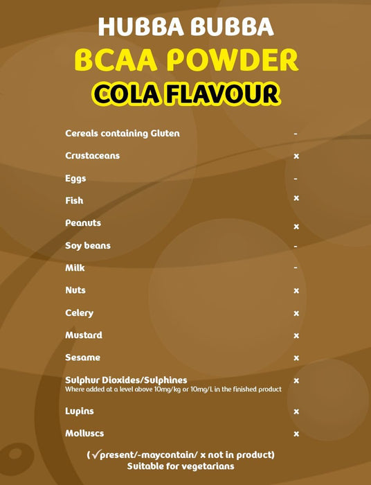 Hubba Bubba BCAA 320g Cola