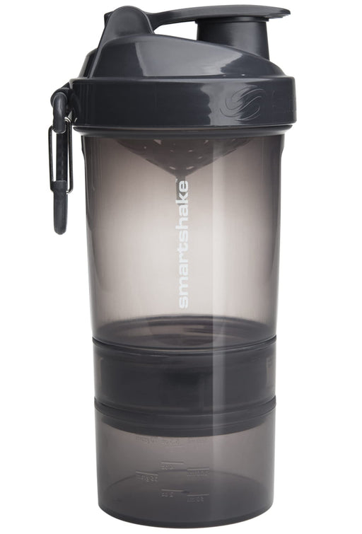 Smartshake O2Go 600ml Space Grey | High-Quality Supplement Shakers | MySupplementShop.co.uk