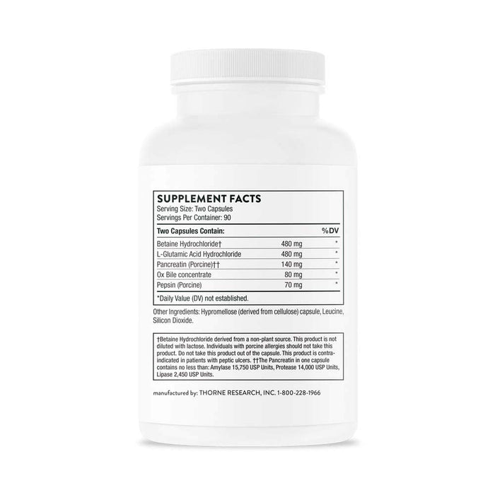 Thorne Bio-Gest 180 Capsules | Premium Nutritional Supplement at MYSUPPLEMENTSHOP