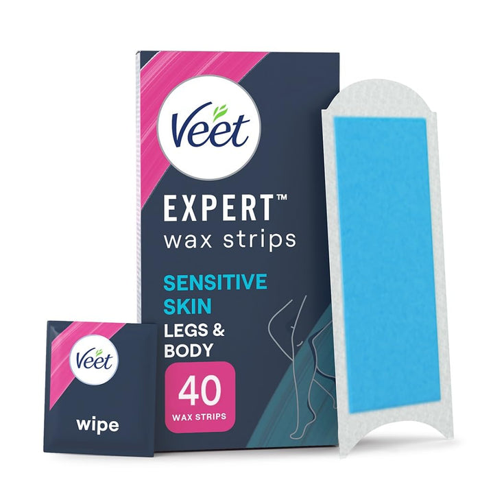 Veet Expert Wax Strips Legs & Body x 40 - Hair Removal at MySupplementShop by Veet