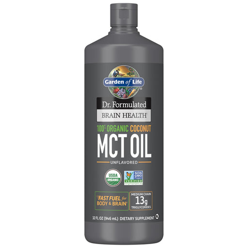 Garden of Life Dr. Formulated Organic Brain Health MCT Oil - 946ml Best Value Edible Oil Vegetable at MYSUPPLEMENTSHOP.co.uk