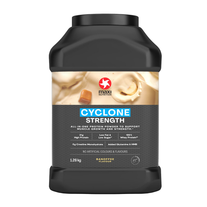 Maxi Nutrition Cyclone Protein Whey Powder 1260g  | 31g Protein & 5g Creatine | Low Sugar