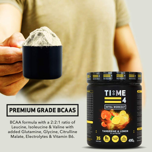 Time 4 Intra-Workout BCAA Powder 35 Servings