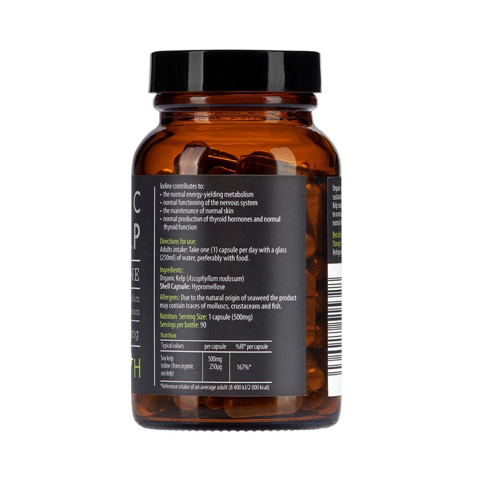 KIKI Health Sea Kelp Organic, 500mg - 90 caps | High-Quality Health and Wellbeing | MySupplementShop.co.uk