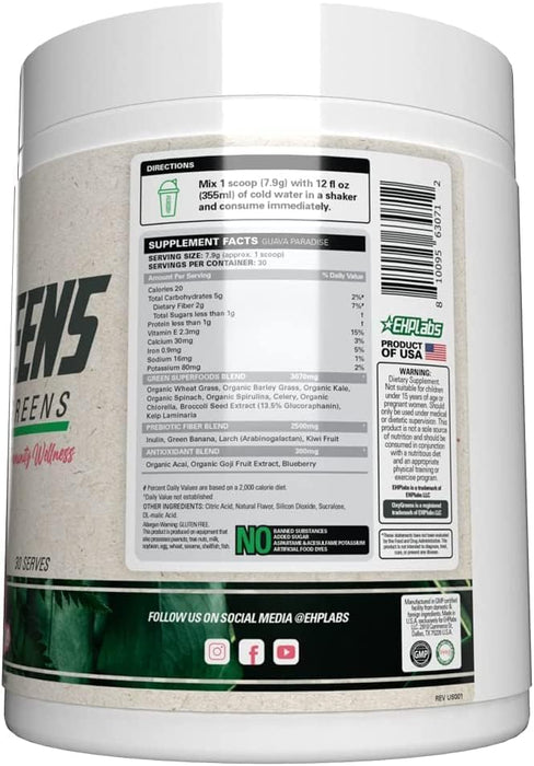 EHP Labs EHP Labs OxyGreens 360g Ecto Anti Freeze - Spirulina at MySupplementShop by EHP LABS