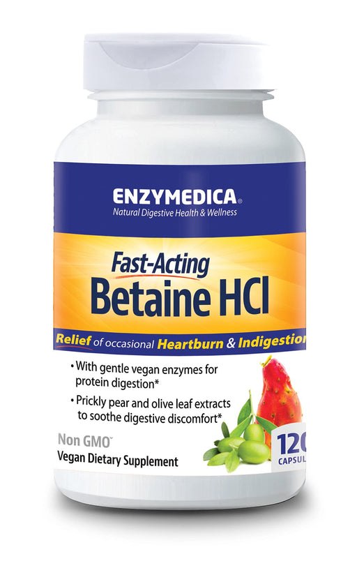 Enzymedica Betaine HCl - 120 caps Best Value Nutritional Supplement at MYSUPPLEMENTSHOP.co.uk