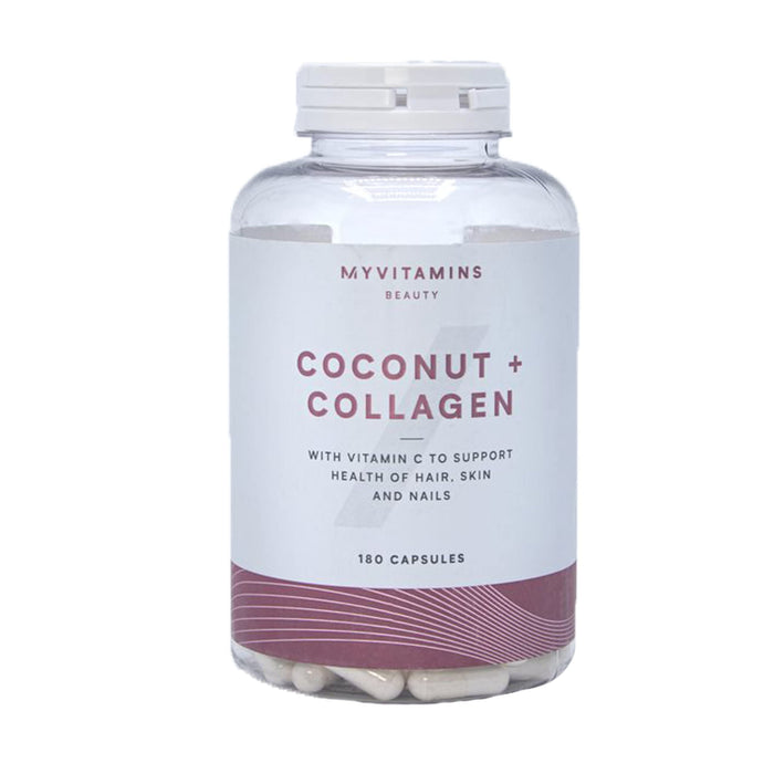 MyVitamins Coconut and Collagen 180 Capsules Unflavoured - Supplements at MySupplementShop by MyVitamins