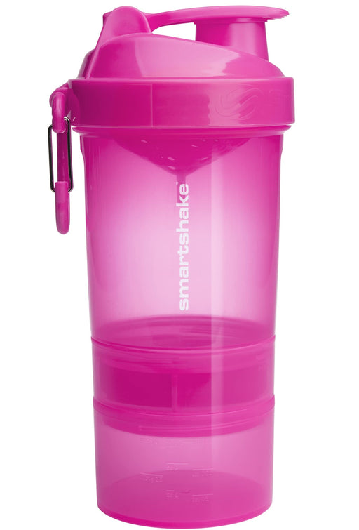 Smartshake O2Go 600ml Neon Pink | High-Quality Supplement Shakers | MySupplementShop.co.uk