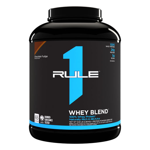 R1 Whey Blend, Chocolate Fudge - 2280g | Premium Whey Proteins at MYSUPPLEMENTSHOP.co.uk