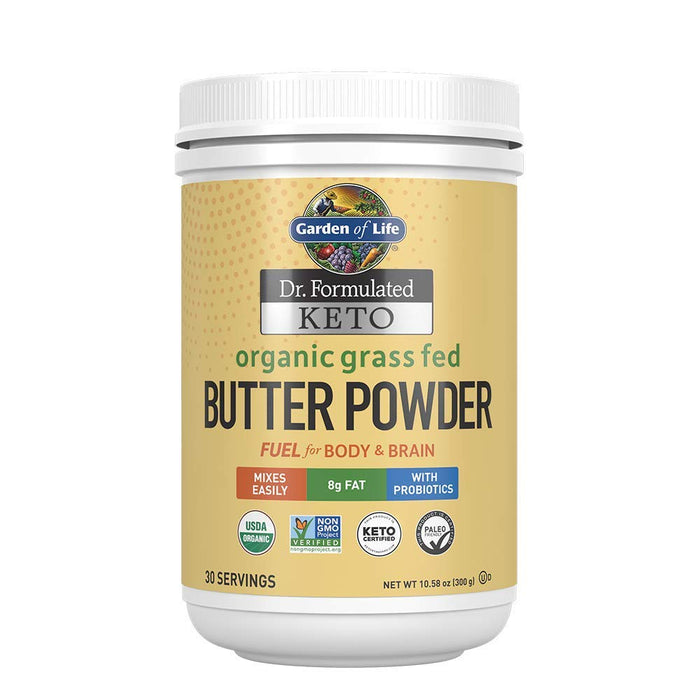 Garden of Life Dr. Formulated Organic Grass Fed Butter Powder - 300g | High-Quality Health Foods | MySupplementShop.co.uk