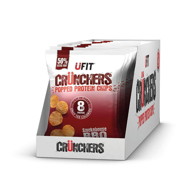 UFIT Crunchers 11x35g Smokehouse BBQ | Premium Jerky at MYSUPPLEMENTSHOP