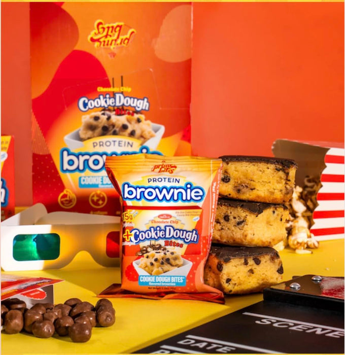 AP Sports PrimeBites Protein Brownies 12x65g (Cookie Dough Brownie)