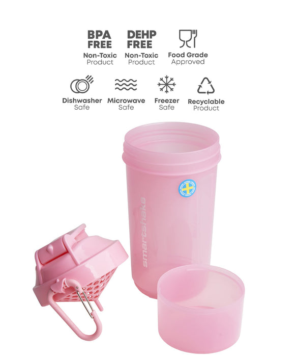 Smartshake One 800ml Light Pink | High-Quality Supplement Shakers | MySupplementShop.co.uk