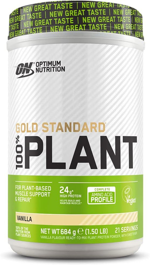 Optimum Nutrition ON Gold Standard 100% Plant Protein Powder Vegan 684g - Vegan Proteins at MySupplementShop by Optimum Nutrition