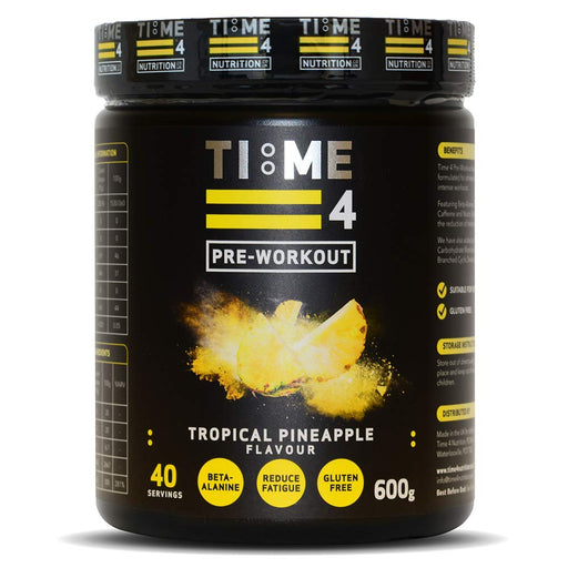 Time 4 Nutrition Time 4 Pre Workout 600g Best Value Nutritional Supplement at MYSUPPLEMENTSHOP.co.uk