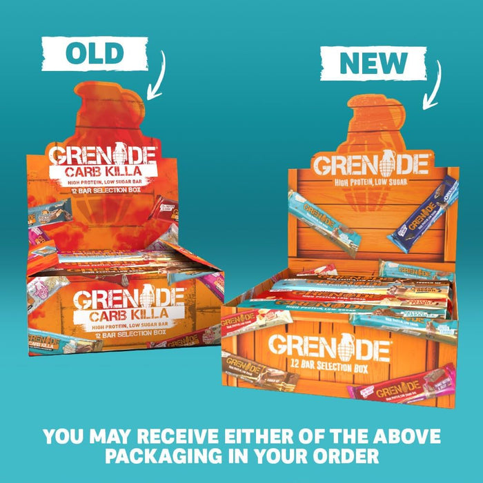 Grenade High Protein Low Sugar Bar 12 x 60g - Protein Bars at MySupplementShop by Grenade