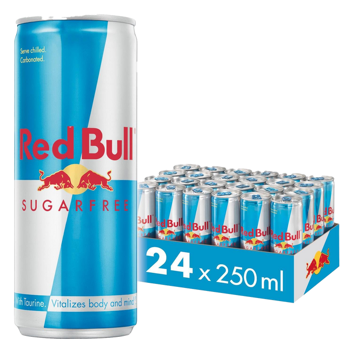 Red Bull Sugar Free 24x250ml