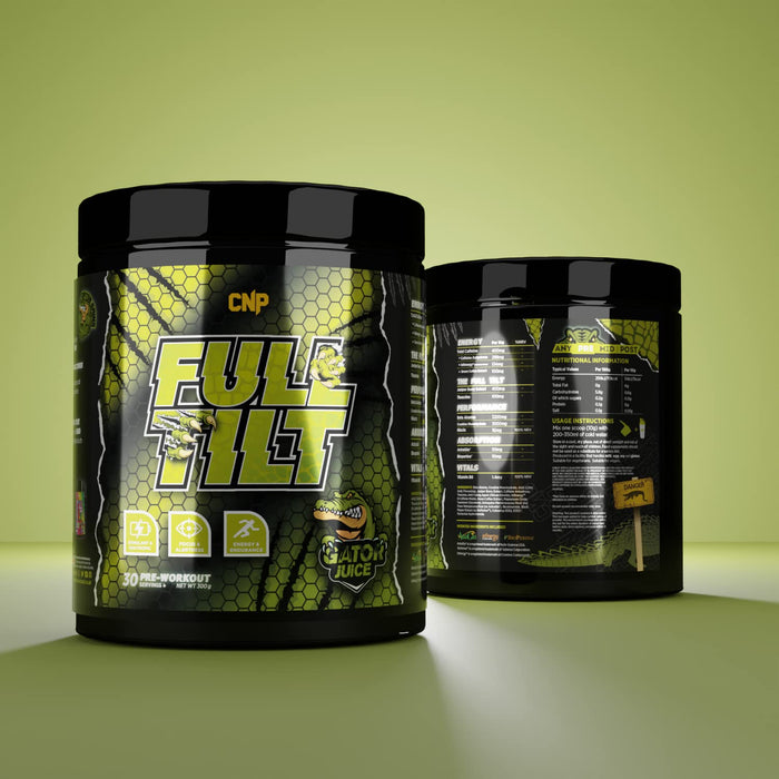 CNP Full Tilt Pre-Workout Gator Juice 300g - Pre & Post Workout at MySupplementShop by CNP