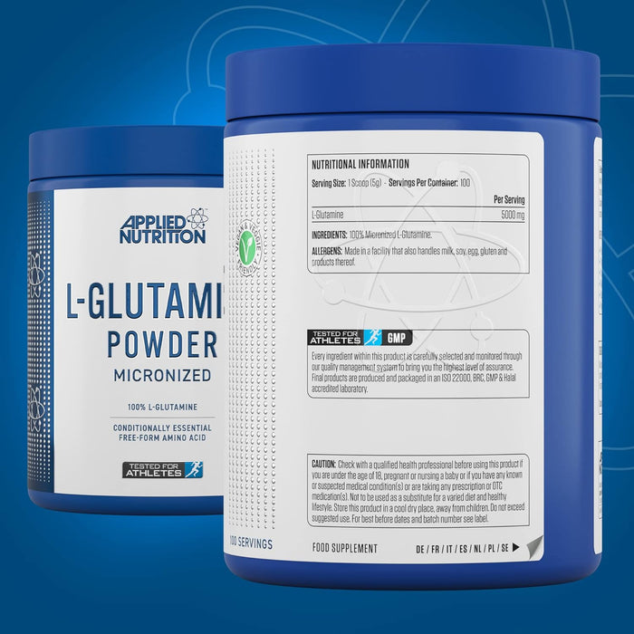 Applied Nutrition L-Glutamine 500g (100 Servings)