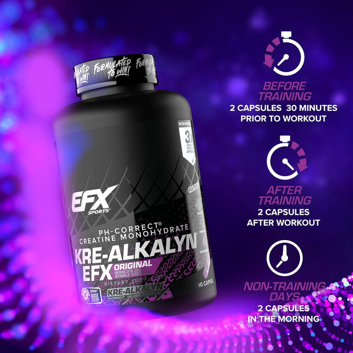 EFX Sports Kre-Alkalyn EFX 120 Capsules