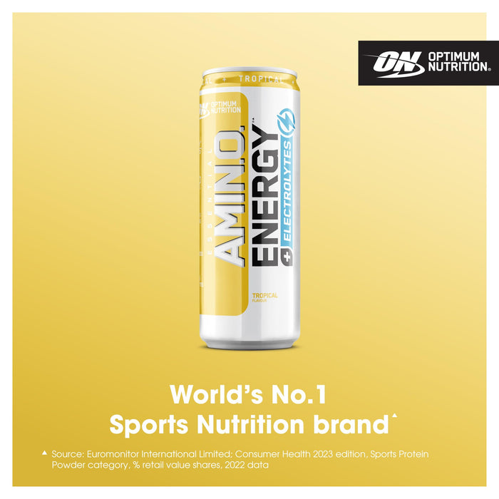 Optimum Nutrition Amino Energy + Electrolyte RTD 24x250ml Tropical