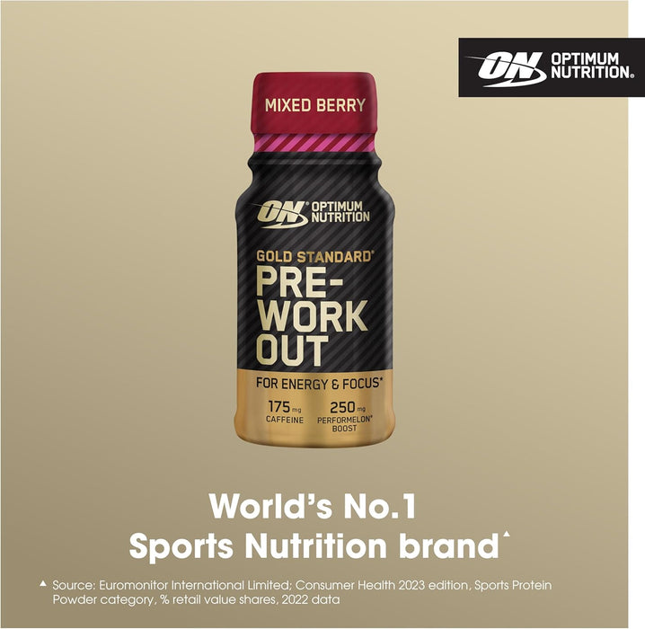 Optimum Nutrition Gold Standard Pre Workout Shot 12x60ml