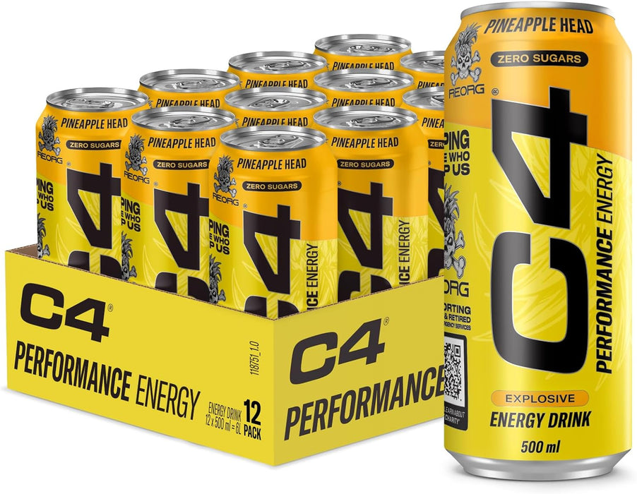 Cellucor C4 Explosive Energy Drink 12 x 500ml