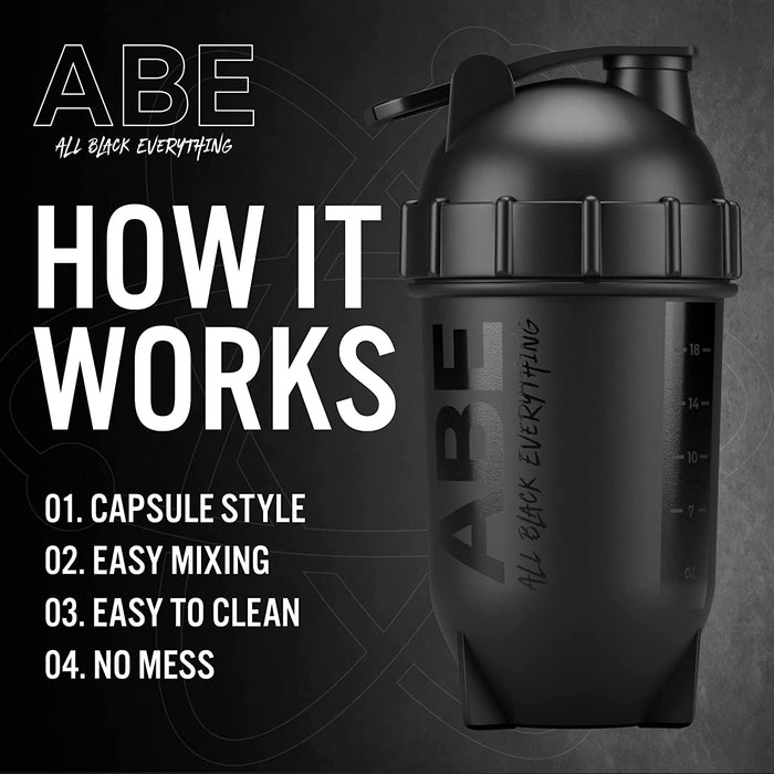 Applied Nutrition ABE Bullet Shaker, Black - 500 ml. | High-Quality Accessories | MySupplementShop.co.uk