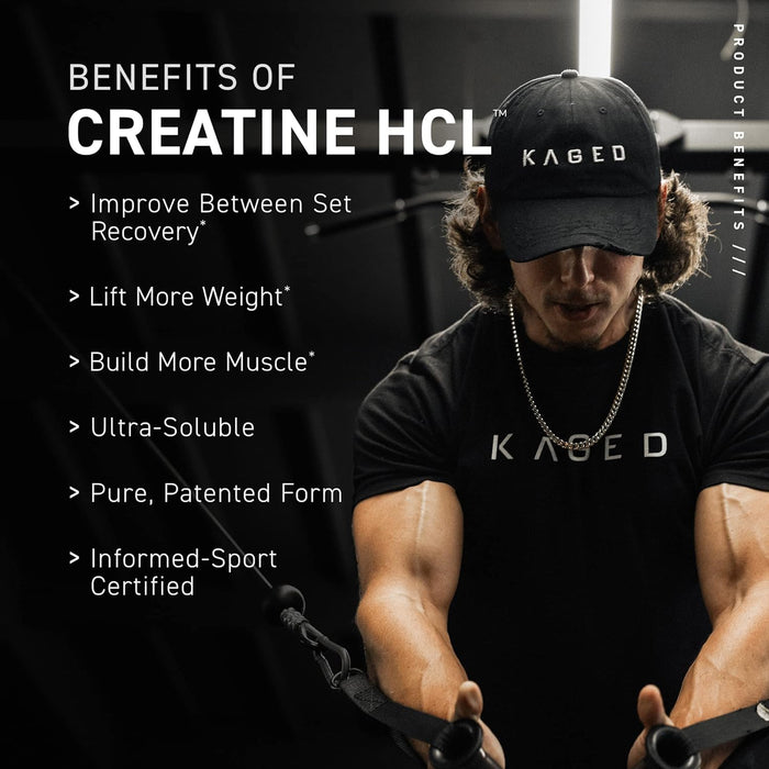 Kaged Muscle C-HCl Creatine HCl, Lemon Lime 76g