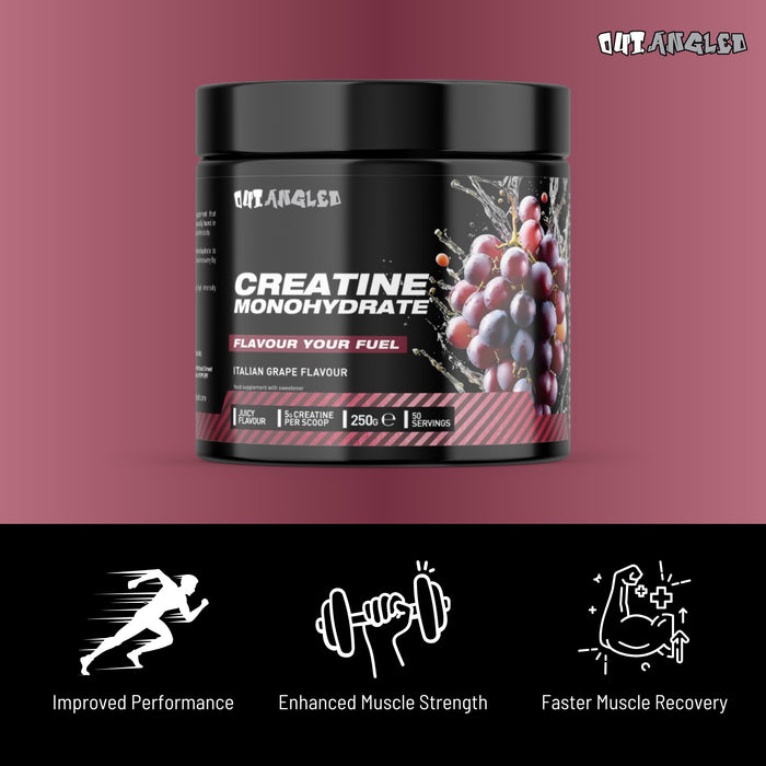 Outangled Creatine Monohydrate 250g - Creatine at MySupplementShop by OUT ANGLED