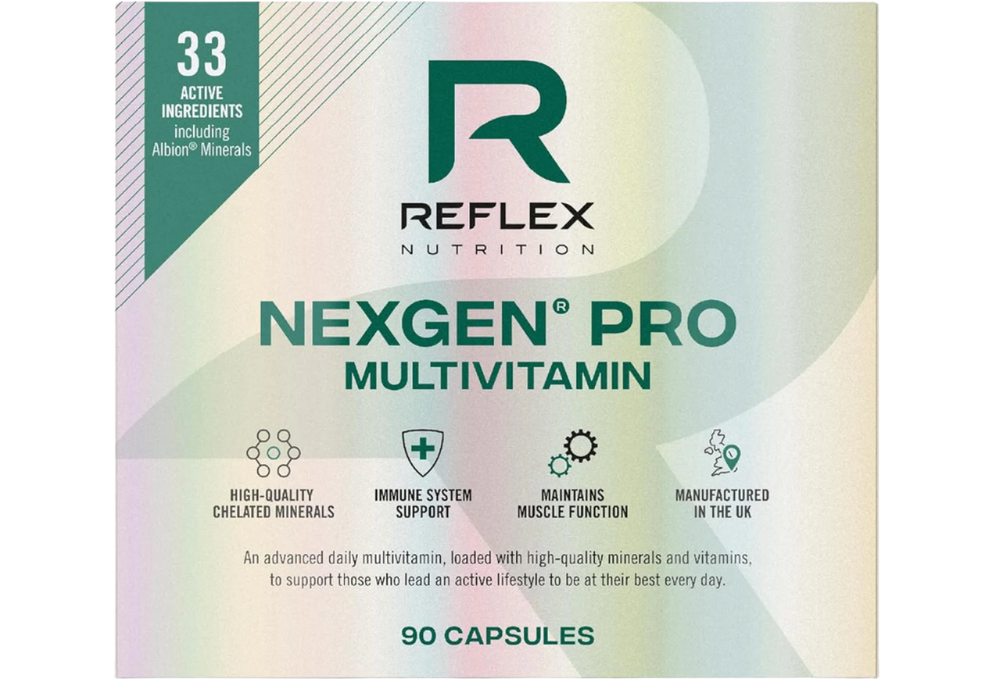 Reflex Nutrition Nexgen Pro – Advanced Multivitamin with Chelated Minerals & Probiotics (90 Capsules)