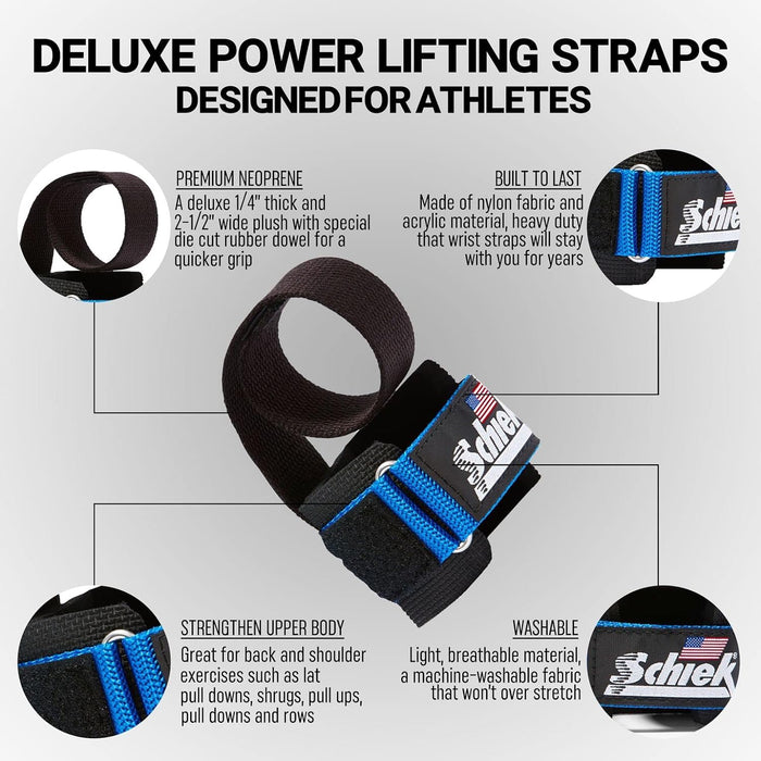 Schiek 1000PLS - Power Lifting Straps