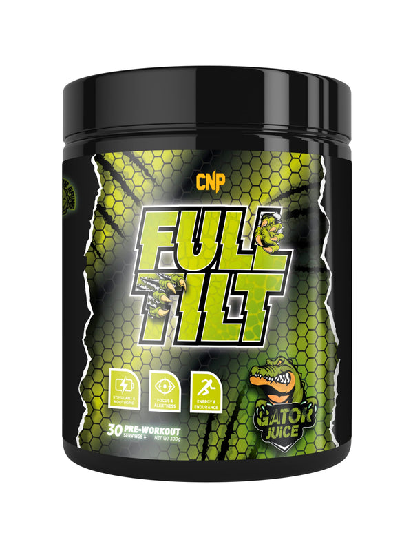 CNP Full Tilt Pre-Workout Gator Juice 300g at the cheapest price at MYSUPPLEMENTSHOP.co.uk