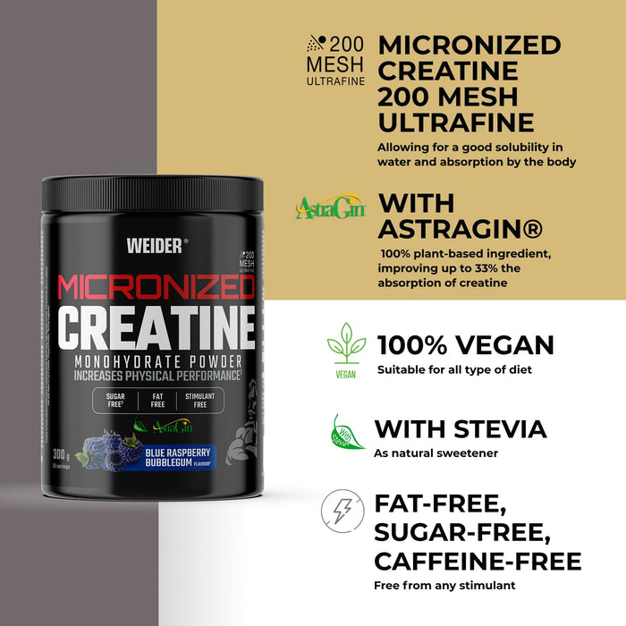 Weider Micronized Creatine 300g - Creatine at MySupplementShop by Weider