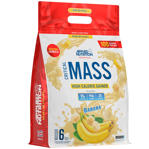 Applied Nutrition Critical Mass Original Banana 6000g: Mass Gain Catalyst - Vitamins & Supplements at MySupplementShop by Applied Nutrition