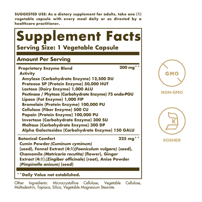 Solgar Advanced Multi-Enzymes Complex 90 Veg Caps